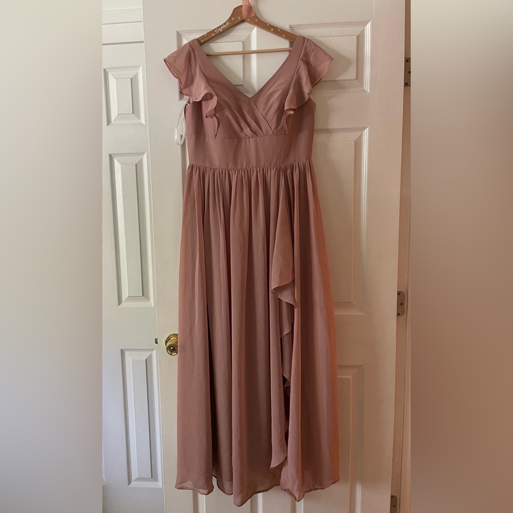 Formal dress. Size 8 with a corset in the back.